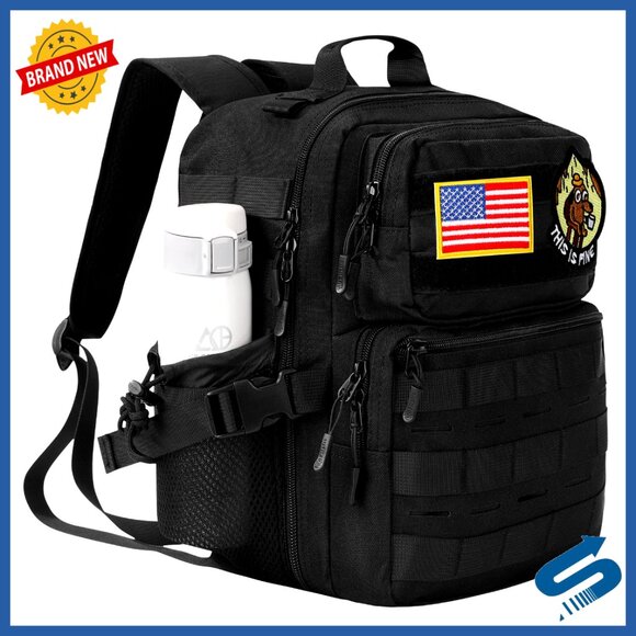 Mini Tactical Backpack Molle Daypack Compact Gym Bag Durable Water-Resistant